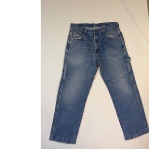Red Kap Mens Blue Denim Carpenter Workwear Jeans 36x37U PD60 30R7 Medium Wash